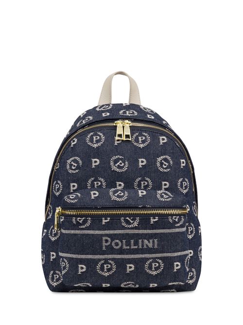 Zaino Heritage Marina In Denim Blu/avorio